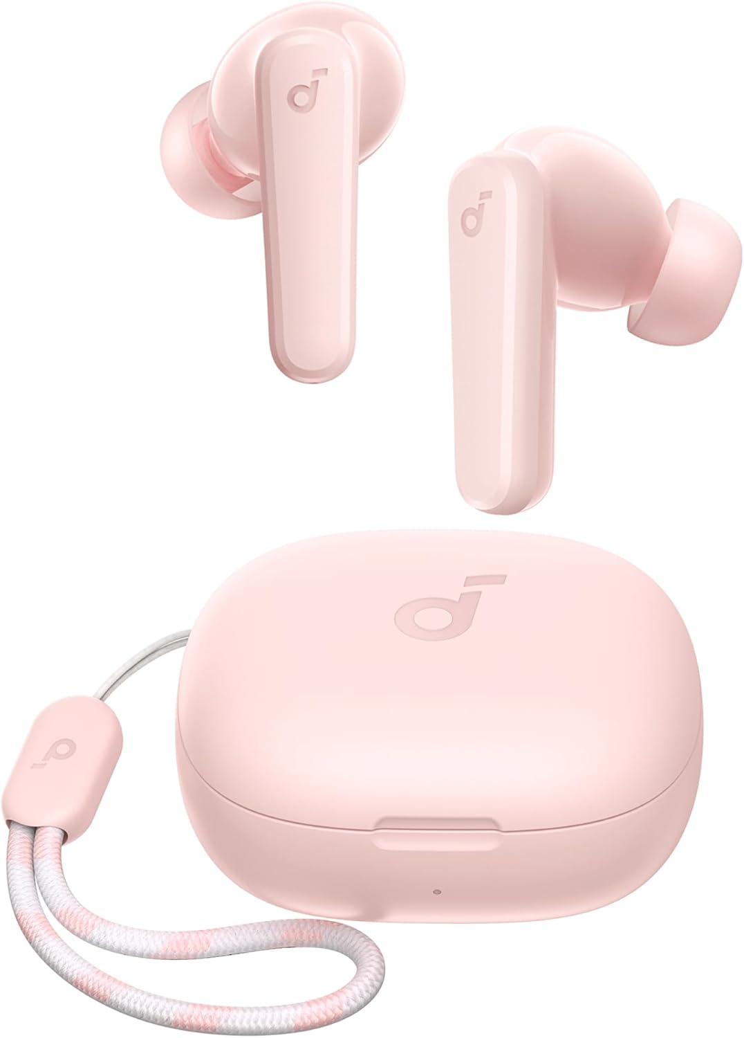 Soundcore by Anker P20i True Wireless Earbuds, 10mm Drivers with Big Bass, Bluetooth 5.3, 30H Long Playtime, Water-Resistant, Pink