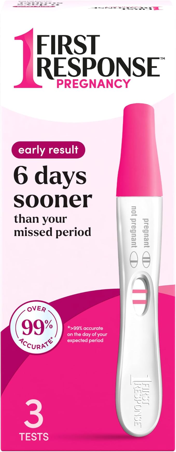 First Response Early Result Pregnancy Test, 3 Count