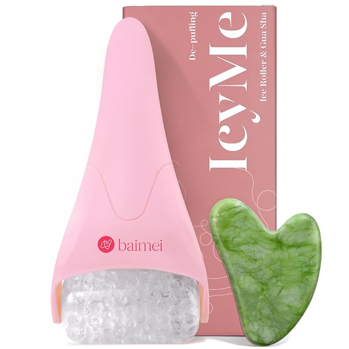 Ice Roller for Face and Gua Sha Facial Tool Set