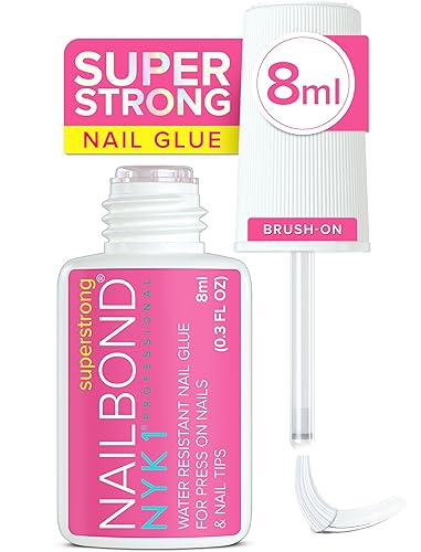 Super Strong Nail Glue for Press On Nails, Nail Tips & Acrylic Nails 8ml