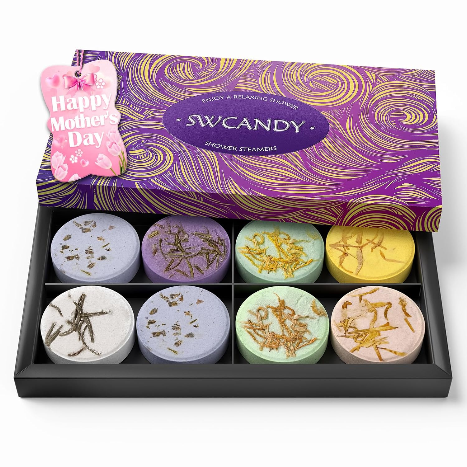 Shower Steamers Aromatherapy Birthday Gifts for Women,  8 Pcs