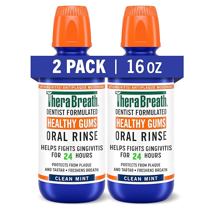 TheraBreath Healthy Gums Mouthwash Clean Mint